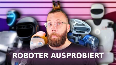 Humanoide Roboter ausprobiert
