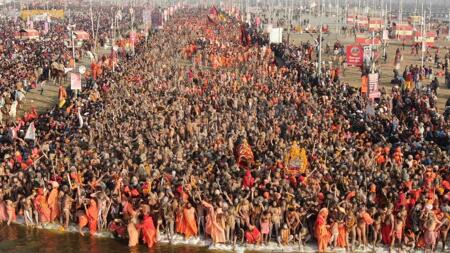 Missing Link: Beim Kumbh Mela strapazieren 400 Millionen Religiöse die Technik