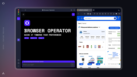 Browser Operator: Opera bekommt integrierten KI-Agenten