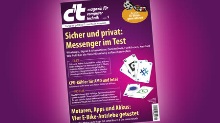 Blick ins Heft c’t 9/2025: Sicher und privat – Messenger im Test