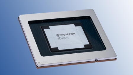 Broadcom: Erster Ethernet-Switch-Chip mit 102,4 Tbit/s