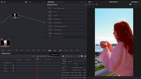 heise+ | DaVinci Resolve 20 im Test: Videoschnitt mit KI und Keyframes