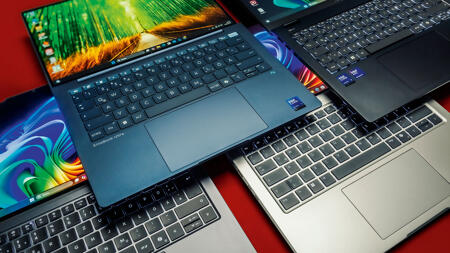 heise+ | Vier kompakte Business-Notebooks mit Copilot+ im Test