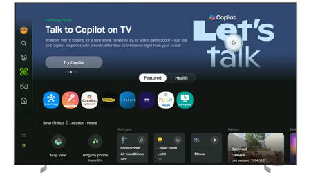 Samsung integriert die Microsoft-KI Copilot in neue Smart-TV und -Monitore