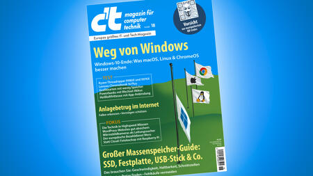 Blick ins Heft c’t 18/2025: Weg von Windows