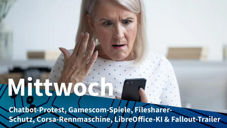 Mittwoch: Musikerprotest gegen KI-Chatbots, Spiele-Neuheiten zur Gamescom 2025