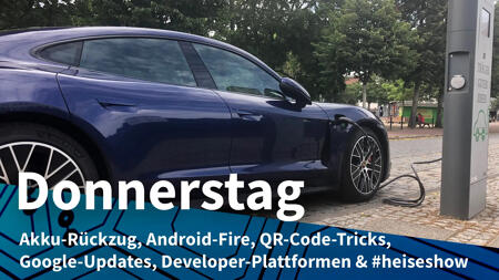 Donnerstag: Porsche ohne eigene Akkus, Amazon-Tablet mit Android statt Fire OS