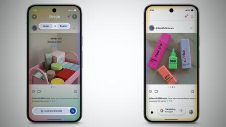 Circle to Search kann jetzt beim Scrollen übersetzen