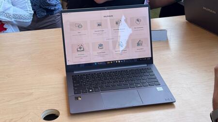 Humain zeigt 14-Zoll-Notebook Horizon Pro mit KI-Bedienoberfläche