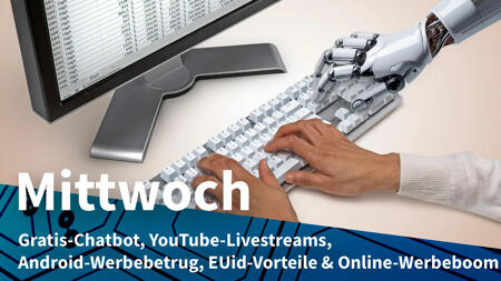 Mittwoch: Copilot kostenfrei für Microsoft 365, YouTube für mehr Live-Streaming