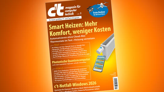 Blick ins Heft c’t 02/2026: Smart heizen