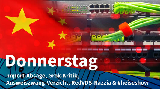 Donnerstag: Zwist um Exporte von KI-Chips, Kalifornien gegen Groks KI-Bilder