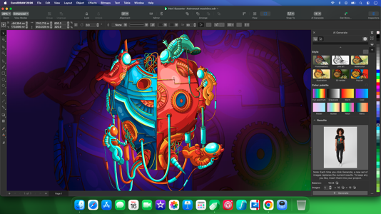 KI-Bildgeneratoren für CorelDraw Graphics Suite 2026
