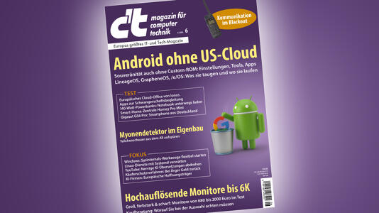 Blick ins Heft c’t 06/2026: Android ohne US-Cloud