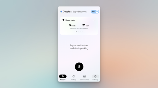 Auf Gemma-Basis: Google bringt neue KI-Diktier-App fürs iPhone
