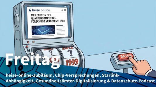 Freitag: heise online wird 30 Jahre, Start-up plant revolutionären KI-Prozessor
