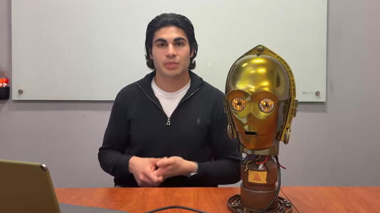 „Star Wars“: Bastler baut C-3PO-KI-Kopf mit Raspberry Pi
