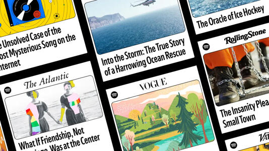 Spotify erweitert Hörangebot um das Vorlesen längerer Artikel aus Zeitschriften